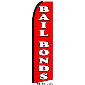  BAIL BONDS X Large Swooper Feather Flag: Everything Else