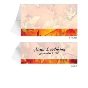  280 Personalized Place Cards   Autumn Splendor Office 
