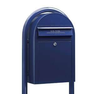  USPS Bobi 5003 Blue Modern Mailbox and Post Package
