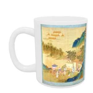   Chinese emperors (colour on silk) by Chinese School   Mug   Standard