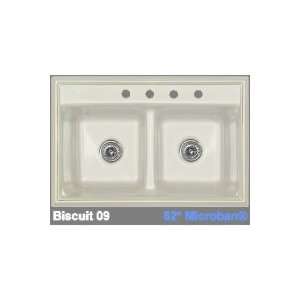   Advantage 3.2 Double Bowl Kitchen Sink with Three Faucet Holes 26 3 62