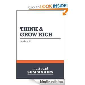 Summary Think and grow rich   Napoleon Hill The Way To Personal 