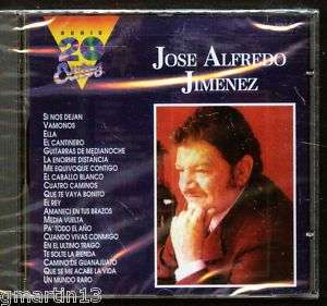 Jose Alfredo Jimenez   20 Exitos   1989   NEW CD 078635329728  