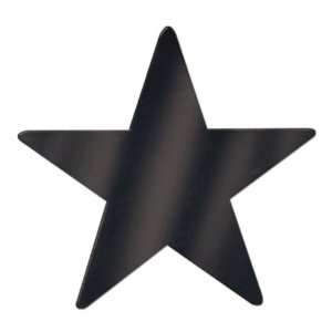    Foil Star Cutout   9   Black Case Pack 324