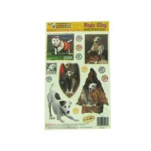  wishbone dogs window clings   Pack of 30: Kitchen & Dining