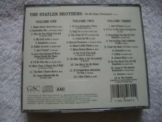 CD 3 discs The Statler Brothers 36 All Time Favorites  