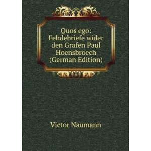   den Grafen Paul Hoensbroech (German Edition): Victor Naumann: Books