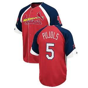  Majestic Albert Pujols St. Louis Cardinals Embroidered 