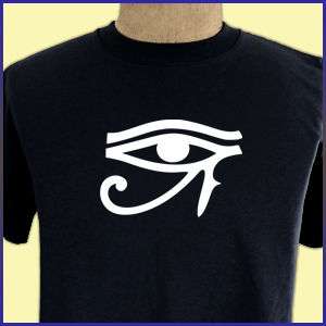 EYE OF HORUS RA Sky God Egypt hieroglyph symbol T shirt  