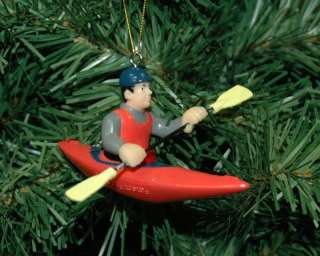 Kayak, Kayaking Christmas Ornament  