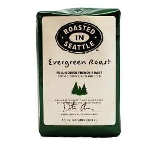 Roasted in Seattle Evergreen Roast Ground Coffee 10 oz  