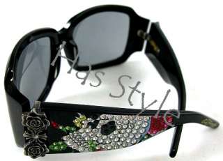ED HARDY Sunglasses Skull & roses EHS 001 ALL COLORS  