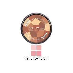  New York Color Wheel Mosaic Face Powder, Pink Cheek Glow 