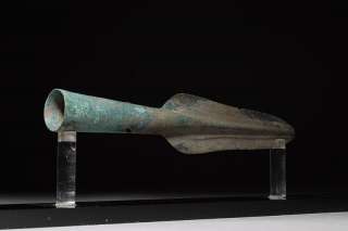 beautiful European Bronze Age spearhead, dating to approximately 800 