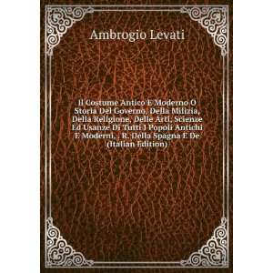   Levati, A. Delle Iso (Italian Edition) Ambrogio Levati Books