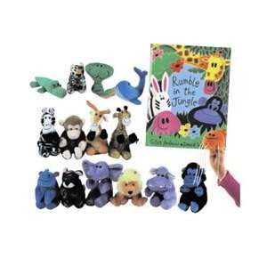  Rumble In The Jungle Book & Puppet Set Toys & Games