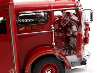 Brand new 1:50 scale diecast model of 1960 Mack C Fire Engine Rescue 