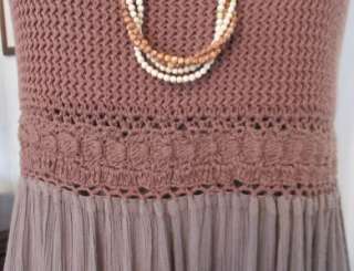 Mix Nouveau New York Boho Prairie Ruffles Cotton Crochet Macrame 