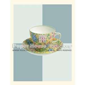  Yellow Chintz Teacup Greeted Magnet Card: Arts, Crafts 