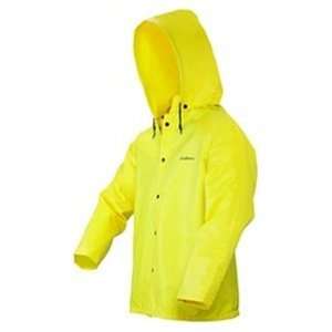  4XL Nylon Yellow CK3 Rain Jacket w/Detachable Hood: Home 