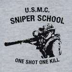 USMC Sniper School T Shirt us marine corps army  