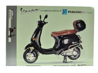   model of vespa et4 150 scooter black by autoart item number 12512 has