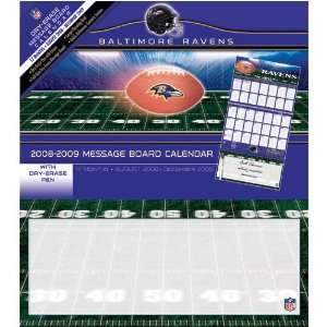   Ravens NFL 17 Month Message Board Calendar: Sports & Outdoors