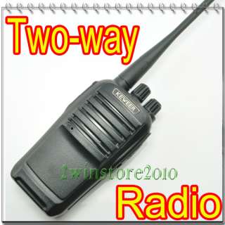 NEW Walkie Talkie UHF 8W 16channel 2 Way Radio FM transceiver for 2way 