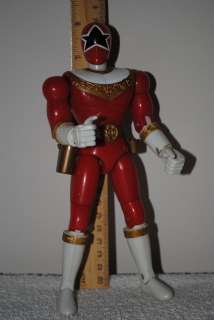 Power Rangers Zeo PRZ loose tall action figure 8 Zeo Ranger 5 Red 
