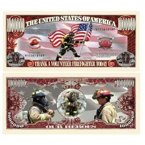  Volunteer Firefighter Million Dollar Bill: Everything Else