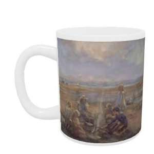  Picnic on the Beach, 1990 by Anthea Durose   Mug 