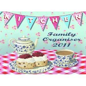   Family Organisers Kitchen   12 Month Family Organiser   31.4x23.5cm