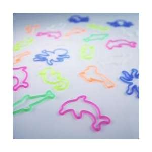  Sea Life Shaped Glow in the dark Rubber Bands (Pack of 12 