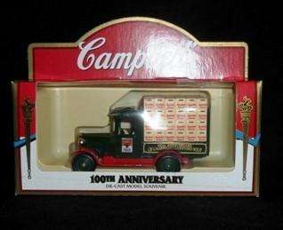 CAMPBELLS SOUP 100TH ANNIVERSARY DIE CAST TRUCK CAR NEW  