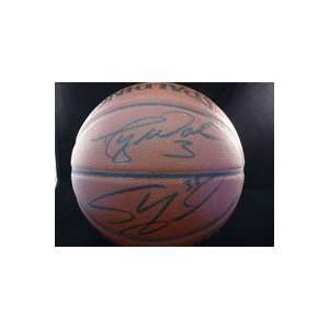  Dwyane Wade Signed Basketball   Shaquille ONeal Sports 