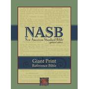 NASB Giant Print Reference Bible~Black Large Print ~NEW 9781581351071 