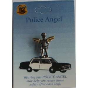  Set of 12 Police Angel Pins with flag Toys & Games