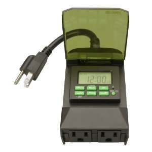  Woods 50014 Outdoor 7 Day Digital Outlet Timer: Home 