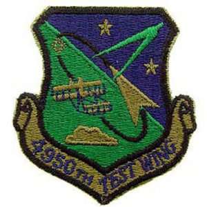    U.S. Air Force 4950th Test Wing Patch Green: Patio, Lawn & Garden