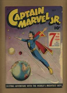 Captain Marvel Jr. 31 (Strict FRG) Fawcett, pre code Golden Age 