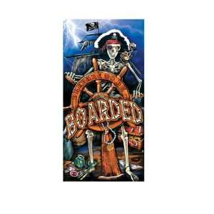  12 Boarded Pirate Beach Towel 30 X 60 Wholesale