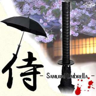 New Black Japanese Samurai / Ninja 40 Umbrella Sword W/ Sheath 