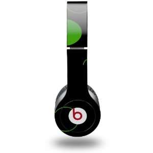  of Dots Green on Black Decal Style Skin (fits genuine Beats Solo HD 
