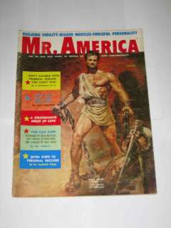 Mr. America Magazine May 1958 Steve Reeves  
