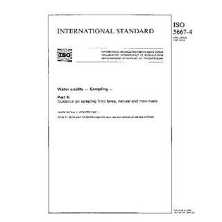 ISO 5667 41987, Water quality   Sampling   Part 4  Guidance on 