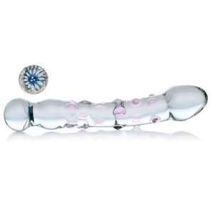  Don Wand Glass Pleasure Wand, Lil Lady with Flower 