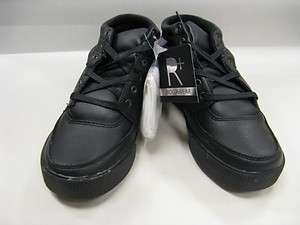   In Box Mens Rocawear Black PU Sneakers ROC THE BOAT 1148 12  