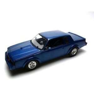  GMP 1/18 1987 Buick GNX Drag Car   Blue Metallic: Toys 