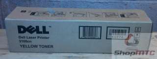 GENUINE Dell 3100cn Yellow Toner Cartridge K4974 NEW IN BOX  