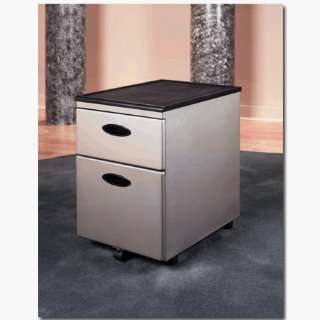   Champagne/Black 2 Drawer File Cabinet 60585: Health & Personal Care